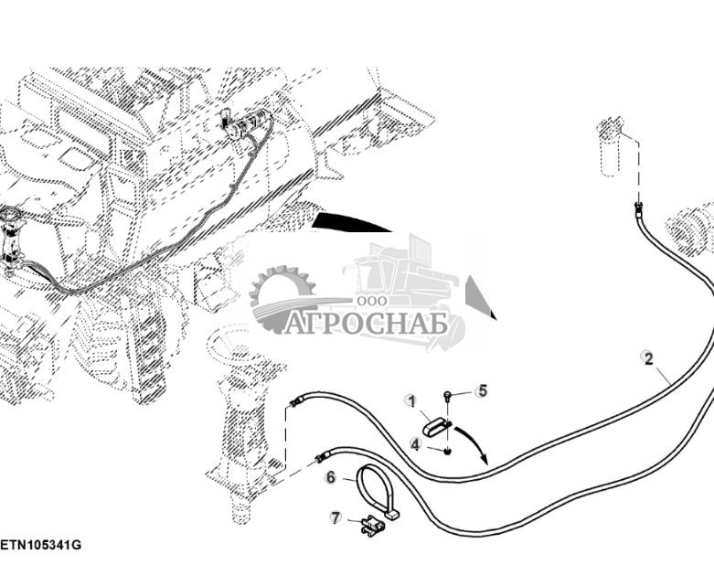 Гидравлические шланги рулевого управления, правая сторона - ST831371 133.jpg